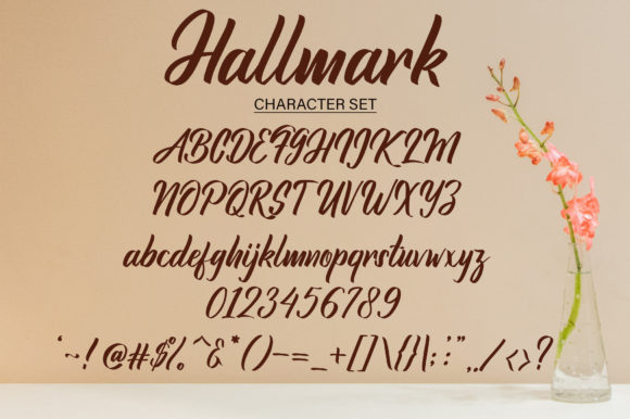 Hallmark Font Poster 8