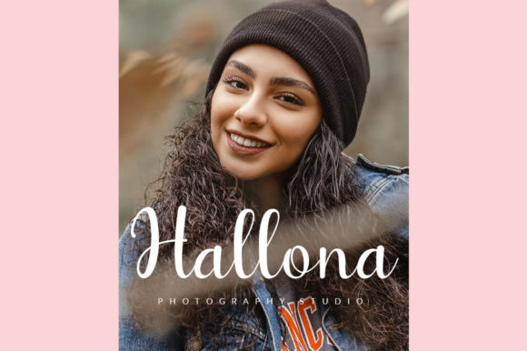 Hallmony Font Poster 3