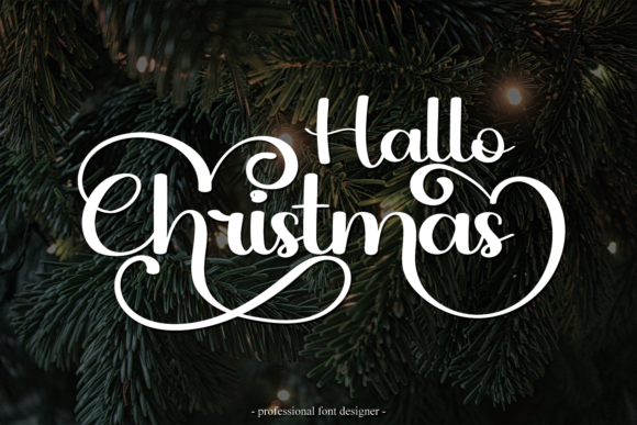 Hallo Christmas Font