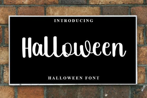 Halloween Font Poster 1