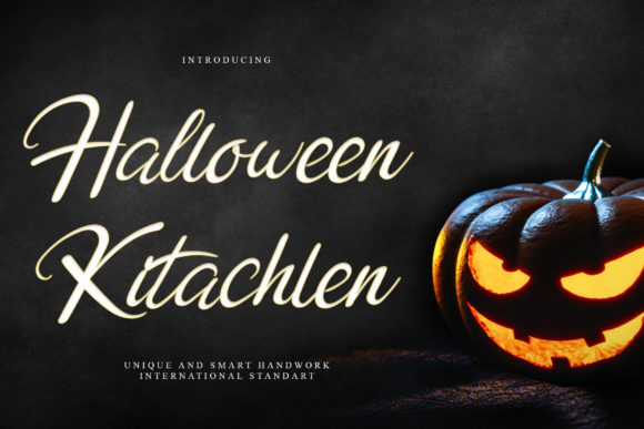 Halloween Kitachlen Font Poster 1