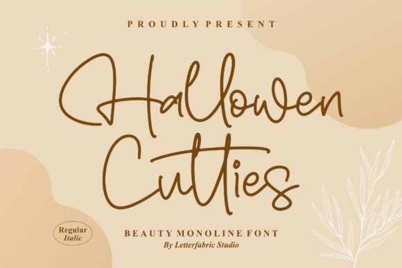 Hallowen Cutties Font Poster 1