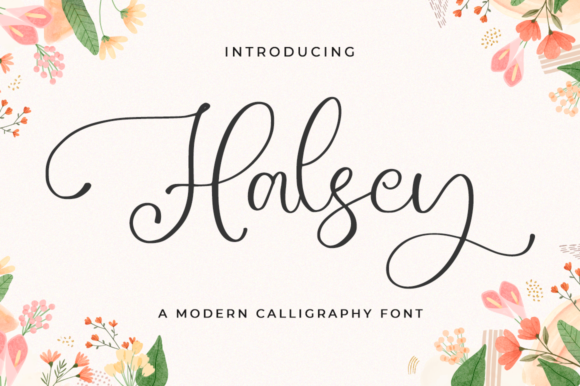 Halsey Font Poster 1