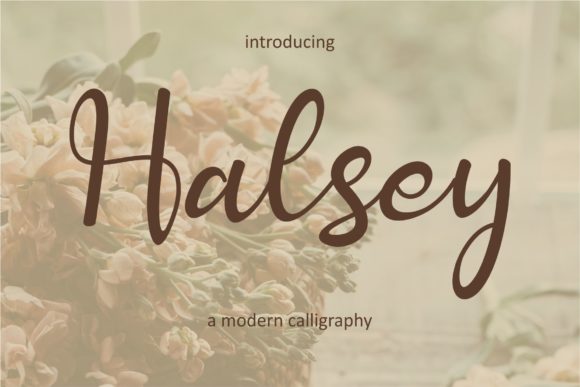 Halsey Font Poster 1