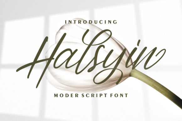 Halsyin Font Poster 1