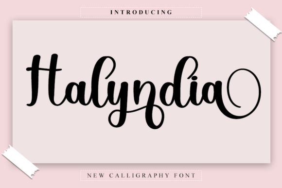 Halyndia Font Poster 1