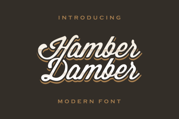 Hamber Damber Font Poster 1