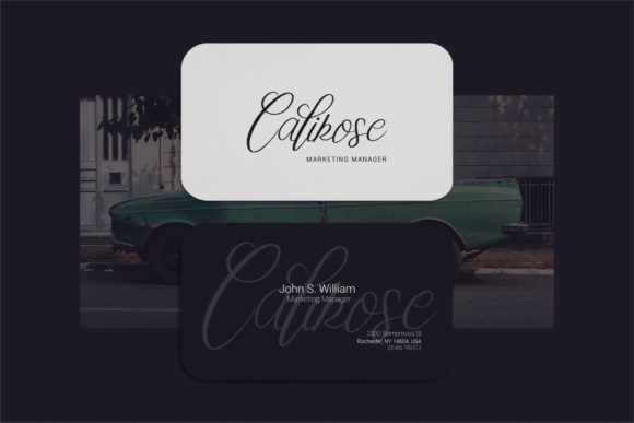 Hamillon Font Poster 2