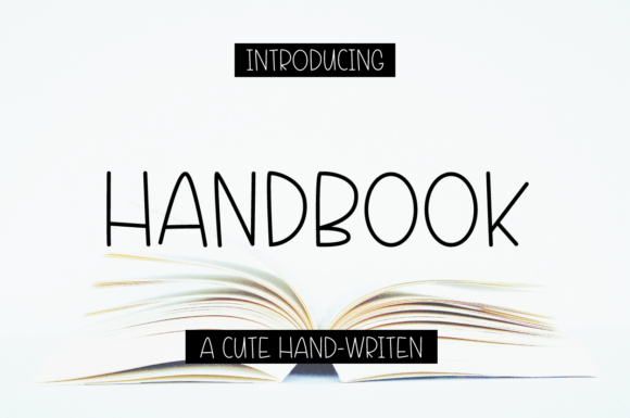 Handbook Font Poster 1