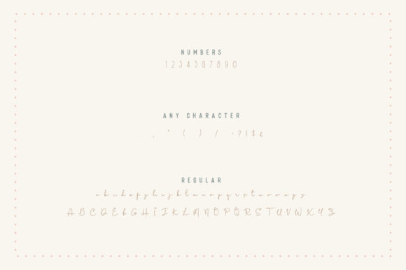Handeny Font Poster 4