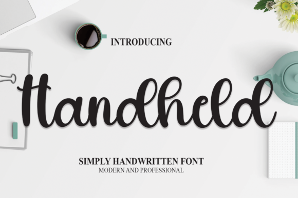 Handheld Font Poster 1