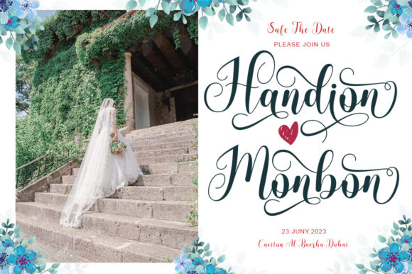Handion Font Poster 2