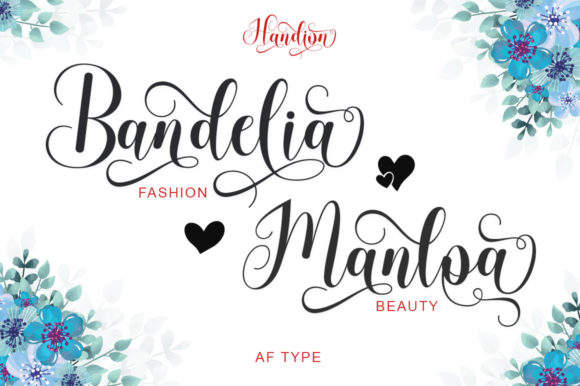 Handion Font Poster 4