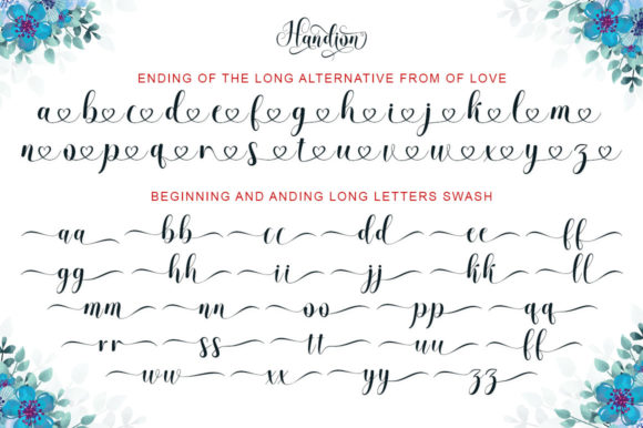 Handion Font Poster 8