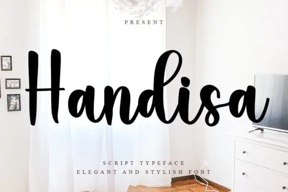 Handisa Font Handisa Font Poster 1