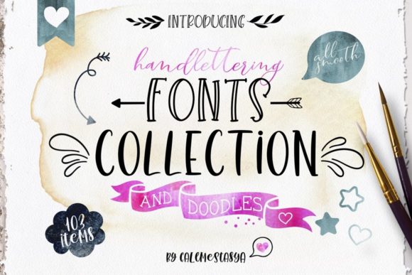 Handlettering Fonts Collection Font
