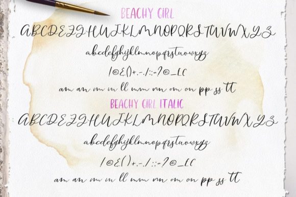 Handlettering Fonts Collection Font Poster 3