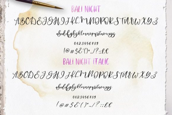 Handlettering Fonts Collection Font Poster 4