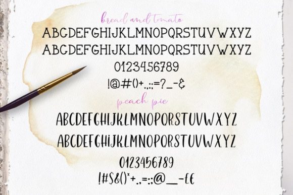 Handlettering Fonts Collection Font Poster 7