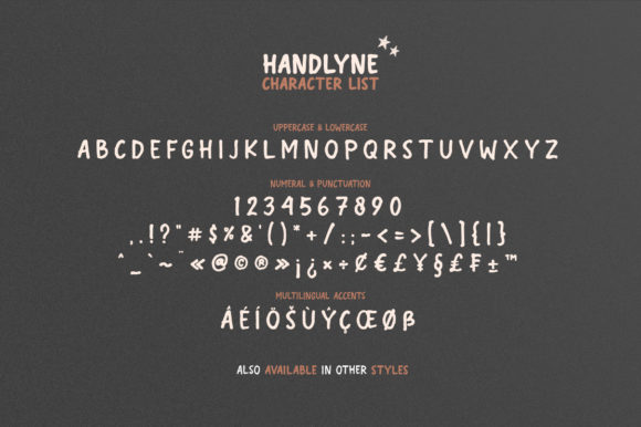 Handlyne Font Poster 5