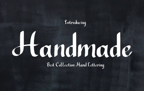 Handmade Font Poster 1