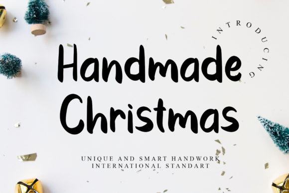 Handmade Christmas Font Poster 1