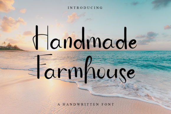 Handmade Farmhouse Font Poster 1