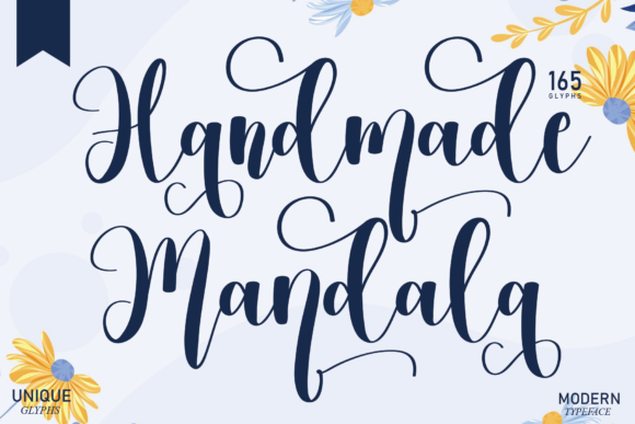 Handmade Mandala Font