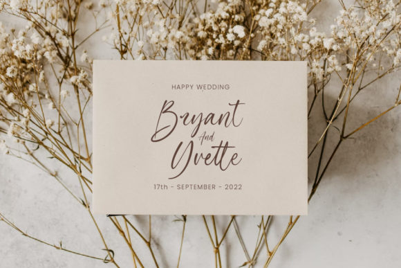 Handrail Signature Font Poster 10
