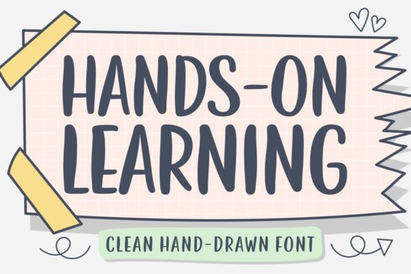 Hands on Learning Font