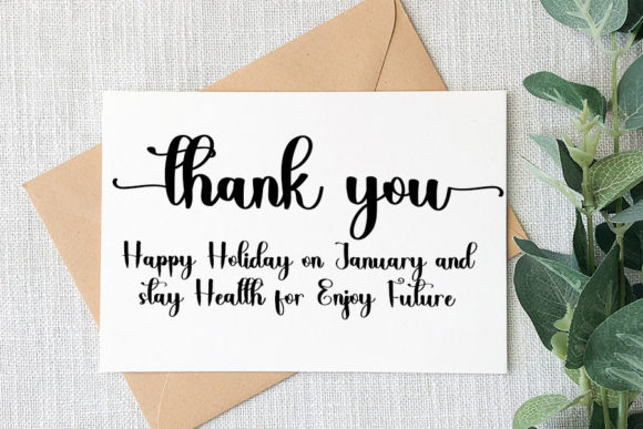 Handwriting Font Poster 7