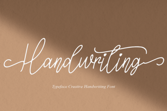 Handwriting Font Poster 1