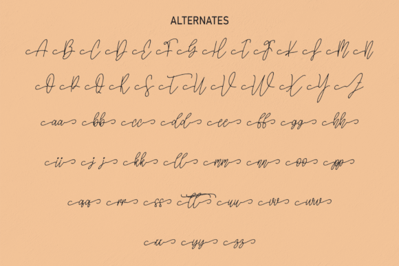 Handwriting Font Poster 8