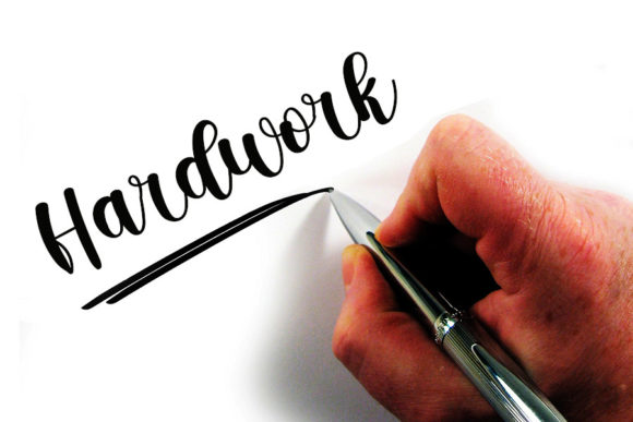 Handwriting Font Poster 4