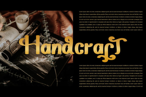 Hanetty Font Poster 2