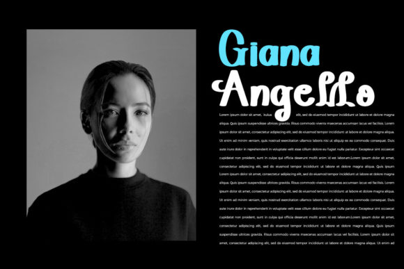 Hanetty Font Poster 3