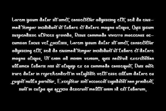 Hanetty Font Poster 6