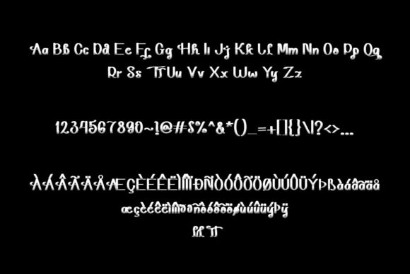 Hanetty Font Poster 7