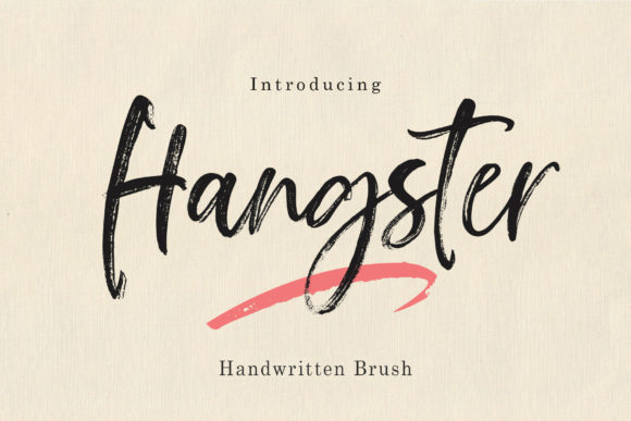 Hangster Font Poster 1