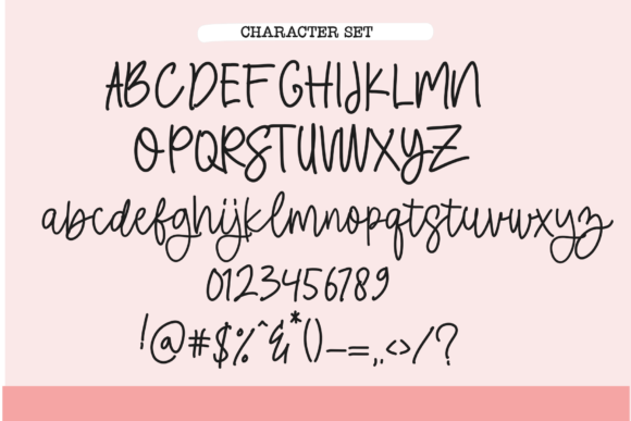 Hanmade Font Poster 2