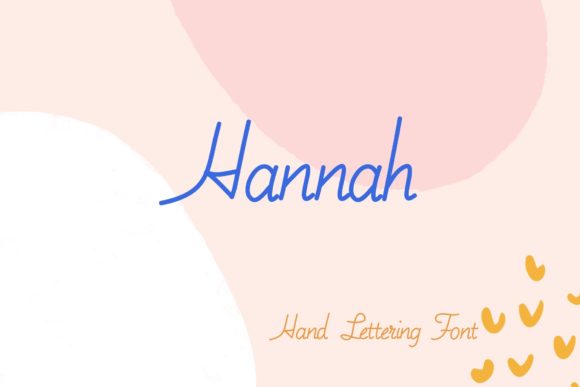 Hannah Font Poster 1