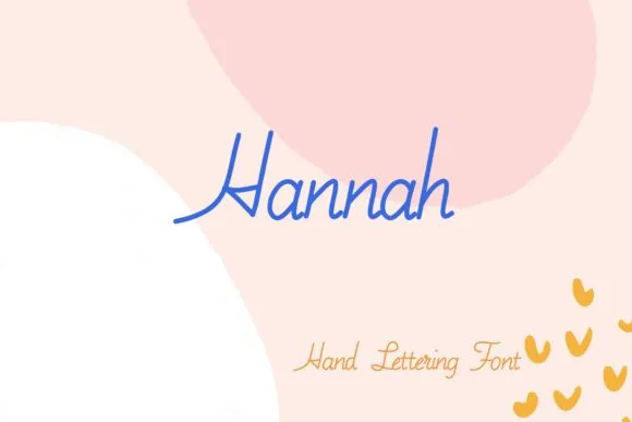 Hannah Font Poster 1