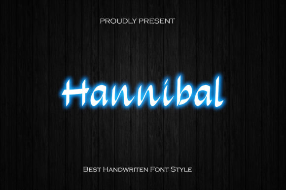 Hannibal Font Poster 1