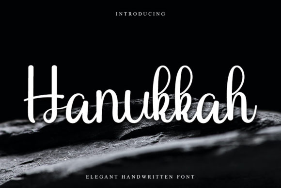 Hanukkah Font Poster 1