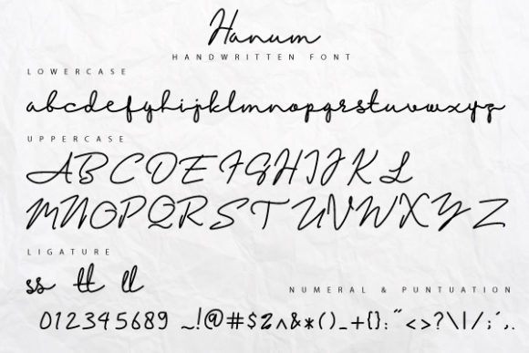 Hanum Font Poster 9