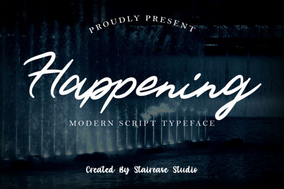 Happening Font Poster 1