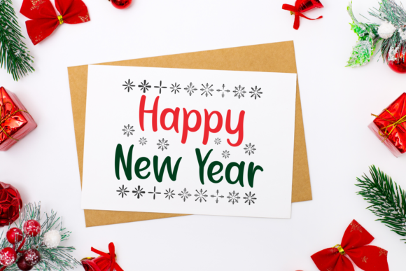 Happily Christmas Font Poster 4