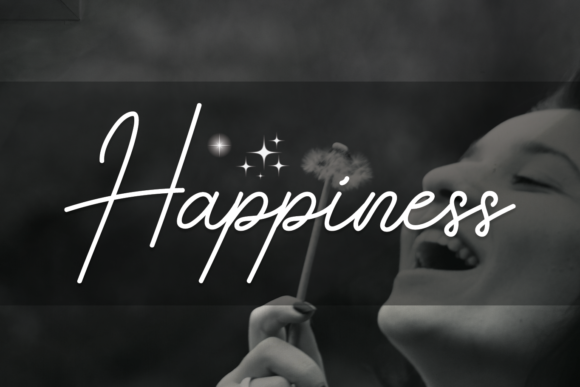 Happiness Font Poster 1