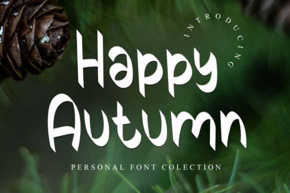 Happy Autumn Font