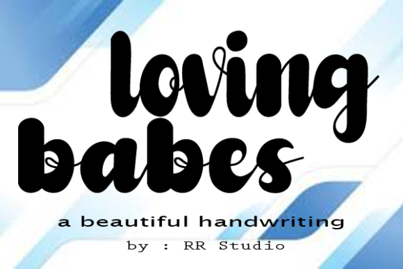 Happy Baby Font Poster 2